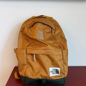 The North Face Tan and Black Backpack